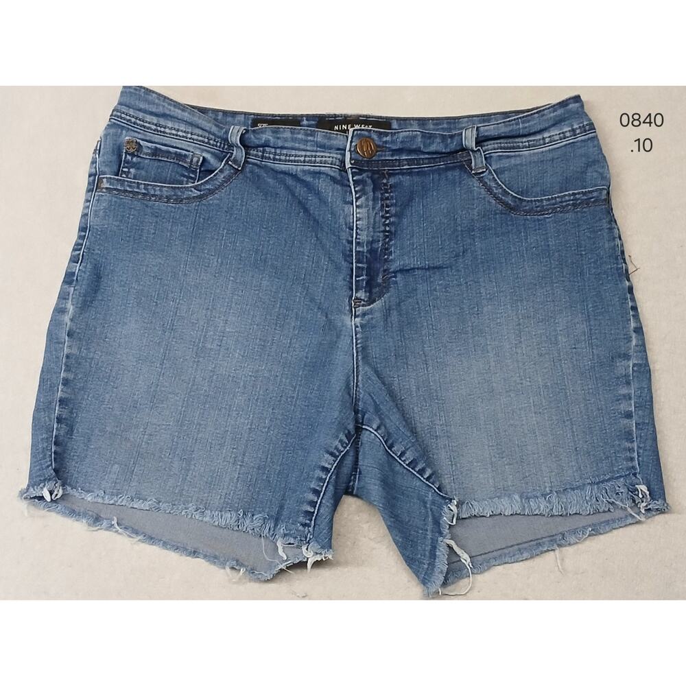 Nine West (16) Women's Cut-Off Blue Denim Jean shorts